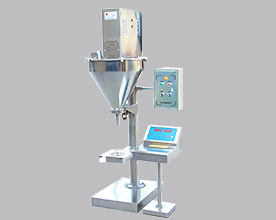 實拍半自動粉劑包裝機  速度快扭距大、可灌裝多種粉劑